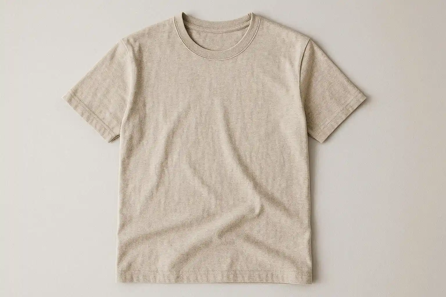 Ilustrasi berbagai jenis bahan kaos yang nyaman untuk pemakaian sehari-hari